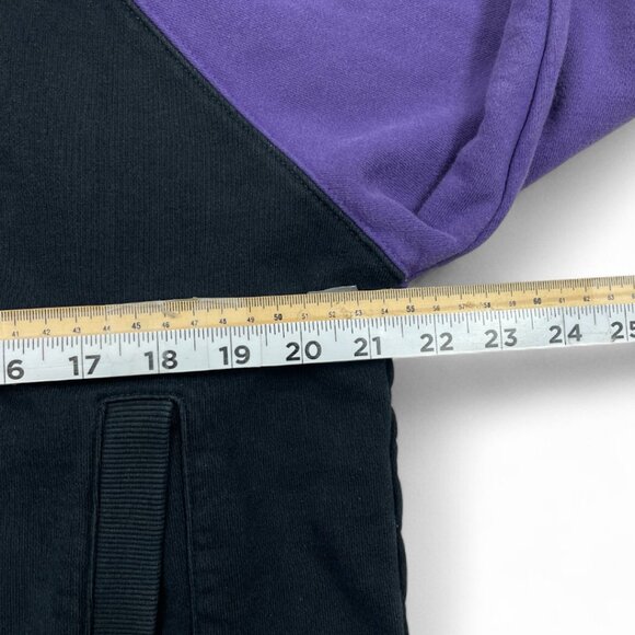 Teddy Fresh Purple Hoodie Thick Hooded Pullover Sweatshirt Men's Small - Picture 5 of 8